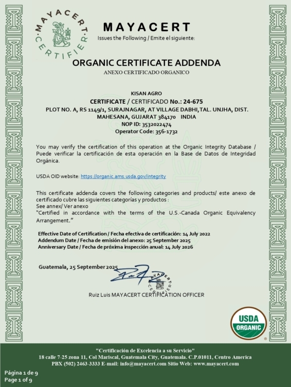 USDA NOP – MAYACERT_page-0001